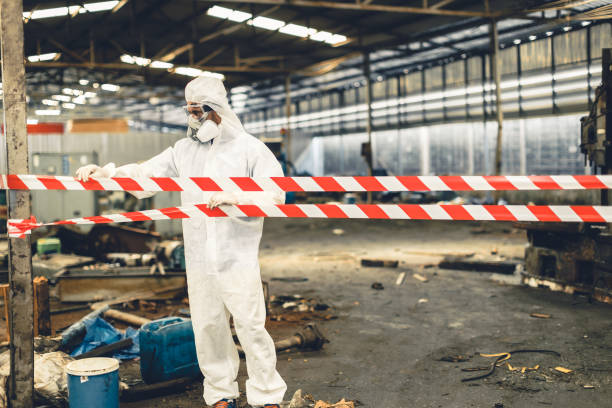 Professional Biohazard technician working in Jackson, KY